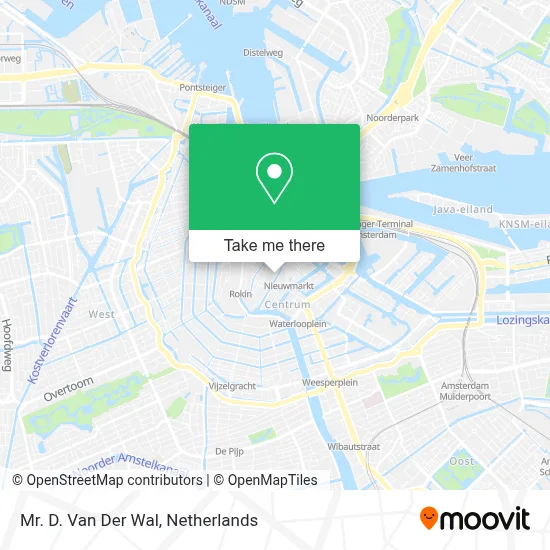 Mr. D. Van Der Wal map