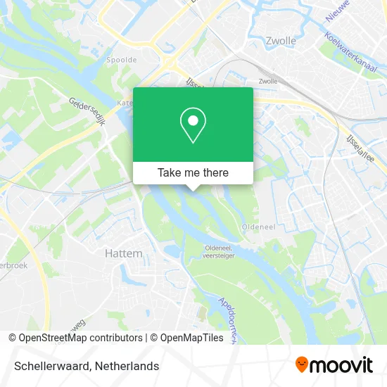 Schellerwaard map
