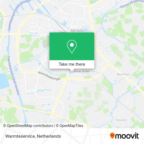 Warmteservice map