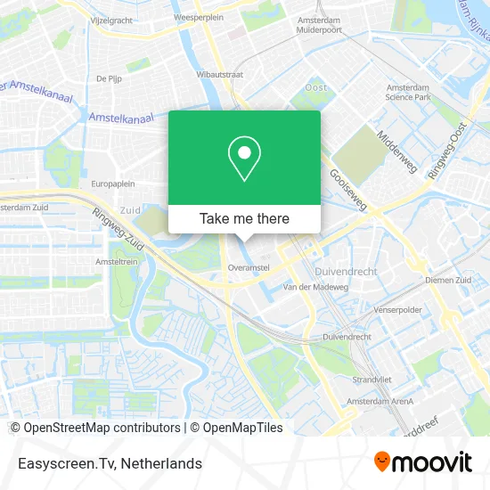 Easyscreen.Tv map