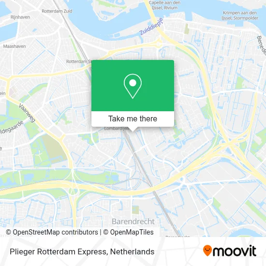 Plieger Rotterdam Express map