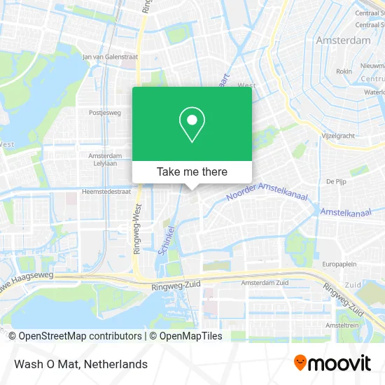 Wash O Mat map