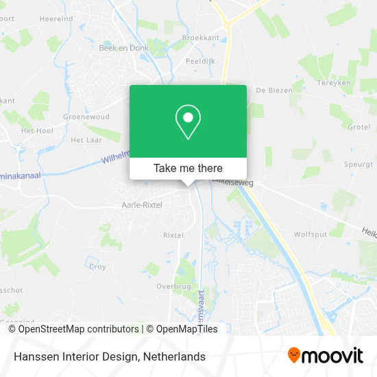 Hanssen Interior Design map