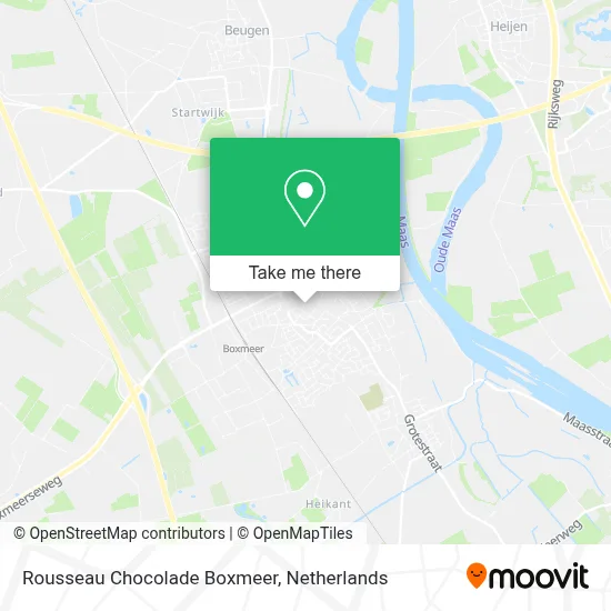Rousseau Chocolade Boxmeer map