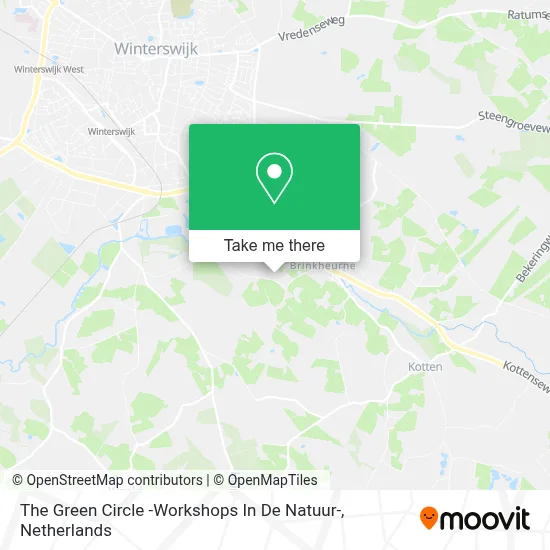 The Green Circle -Workshops In De Natuur- map