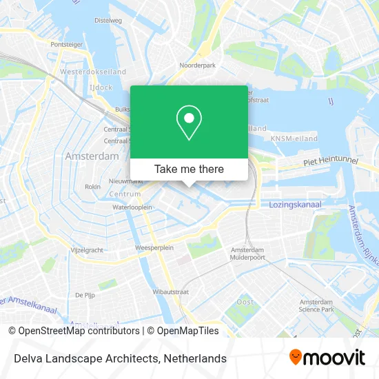 Delva Landscape Architects map
