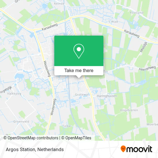 Argos Station map