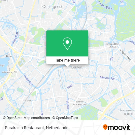 Surakarta Restaurant map