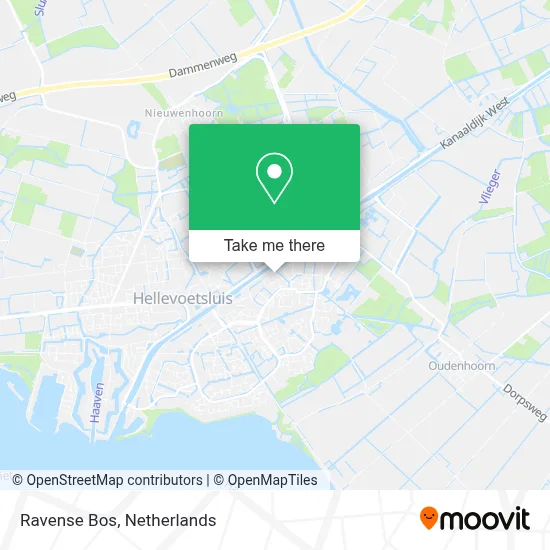Ravense Bos map