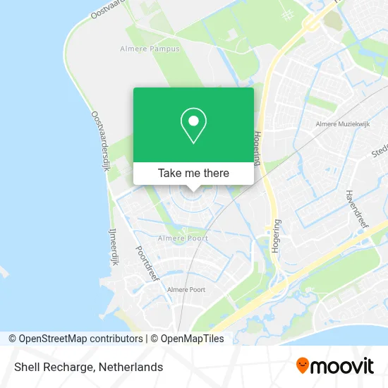 Shell Recharge map