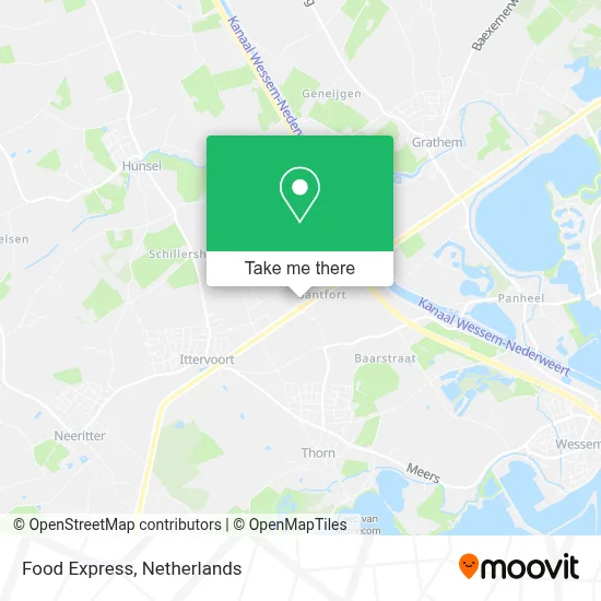 Food Express map