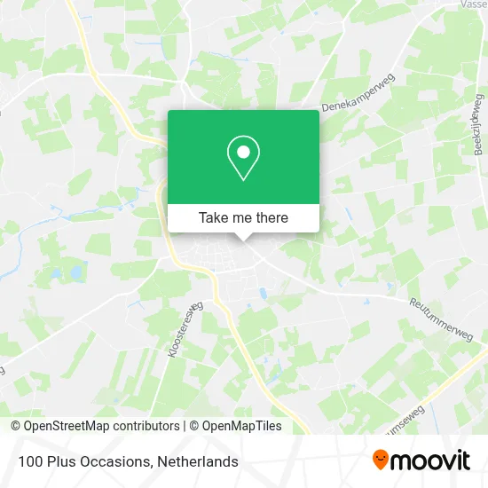 100 Plus Occasions map
