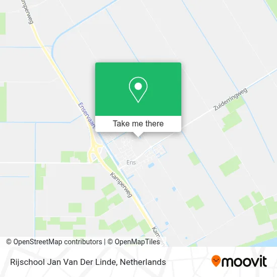 Rijschool Jan Van Der Linde map