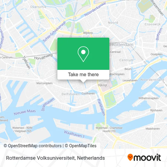 Rotterdamse Volksuniversiteit map