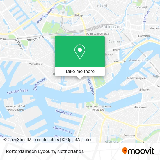 Rotterdamsch Lyceum map