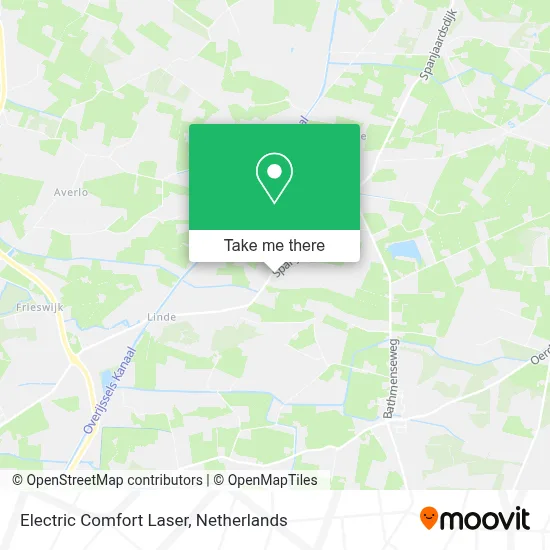 Electric Comfort Laser map