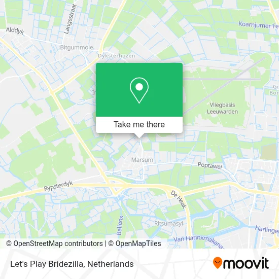 Let's Play Bridezilla map