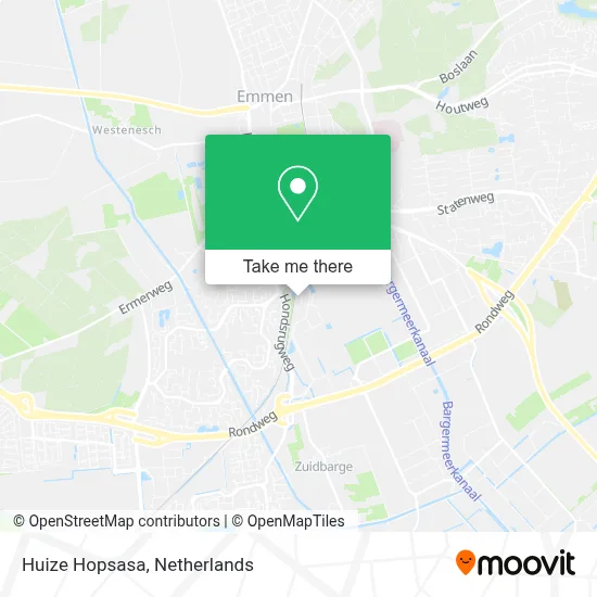 Huize Hopsasa map