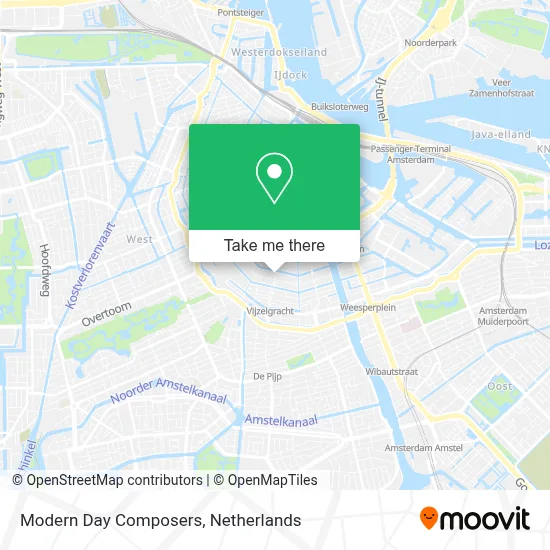 Modern Day Composers map