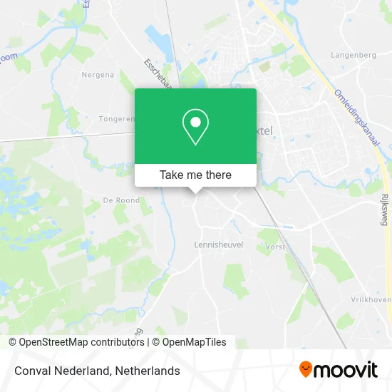 Conval Nederland map