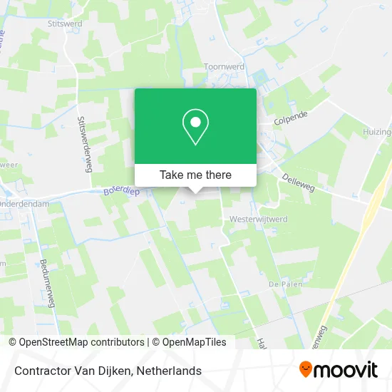 Contractor Van Dijken Karte