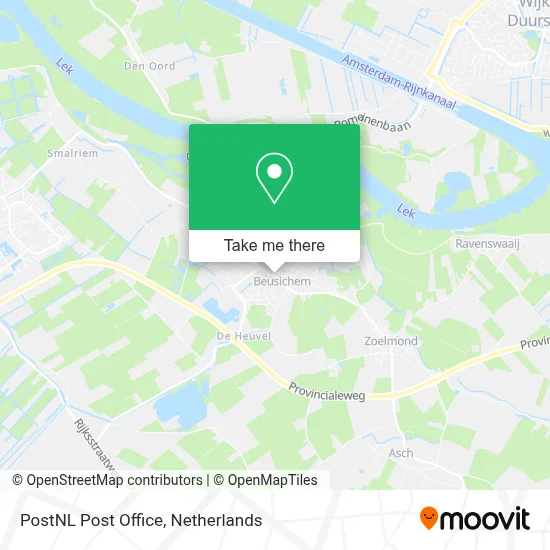 Postnl Postkantoor map