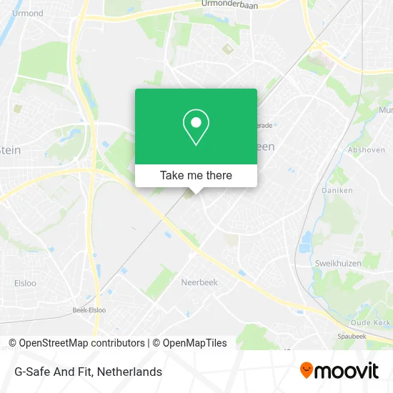G-Safe And Fit map