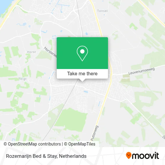 Rozemarijn Bed & Stay map