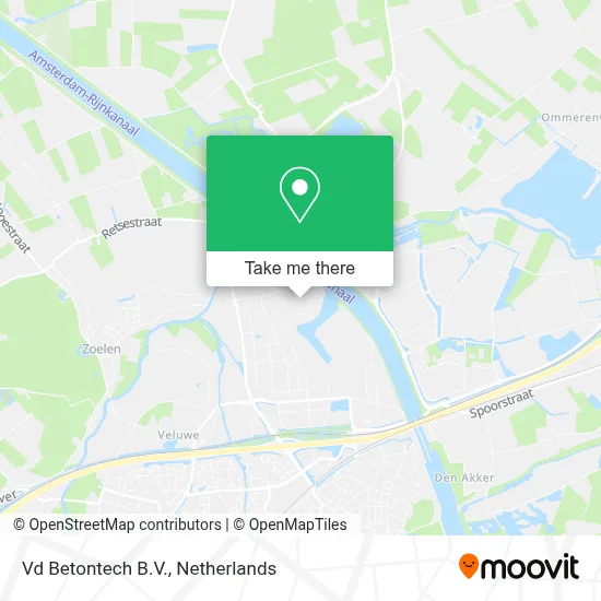 Vd Betontech B.V. map