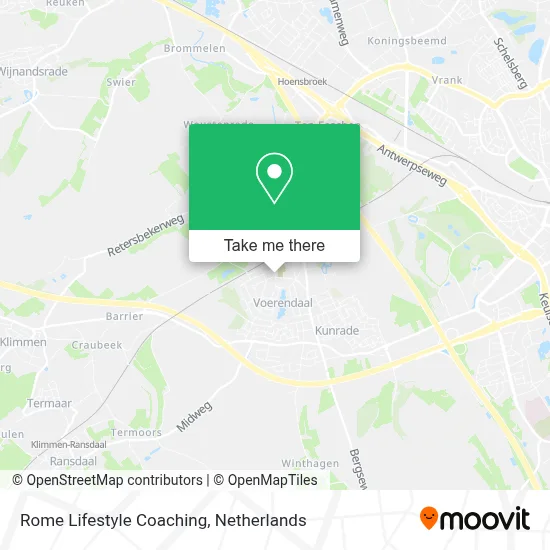 Rome Lifestyle Coaching map