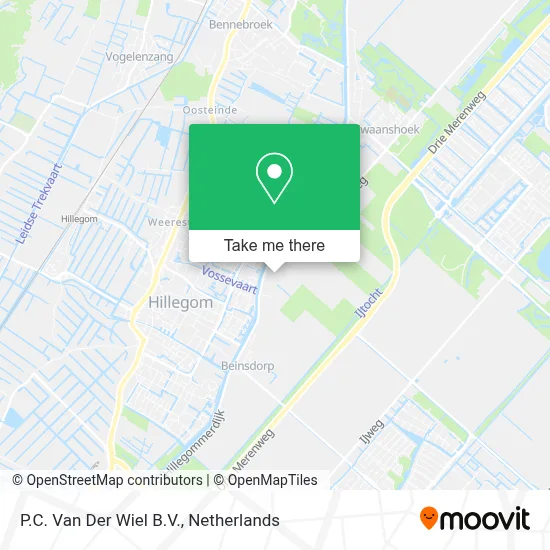 P.C. Van Der Wiel B.V. map