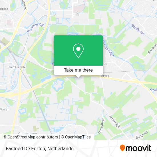 Fastned De Forten map
