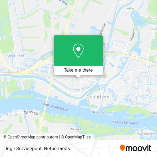 Ing - Servicepunt map