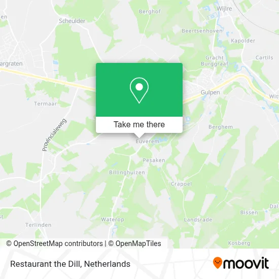 Restaurant the Dill map