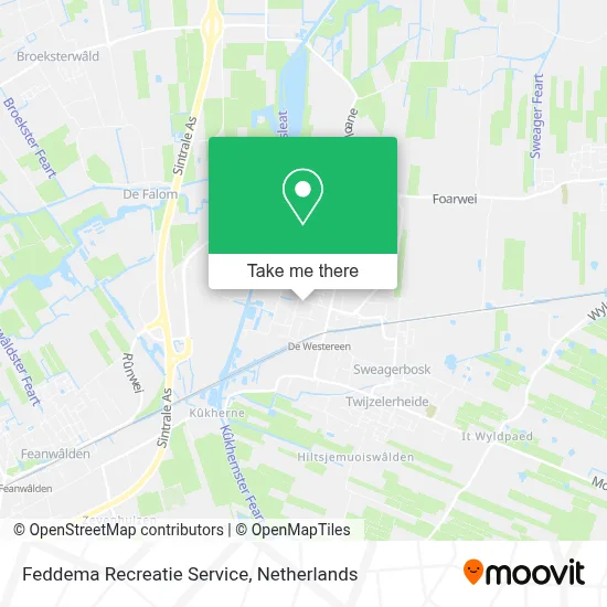 Feddema Recreatie Service map