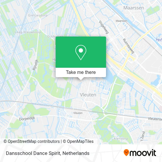 Dansschool Dance Spirit map