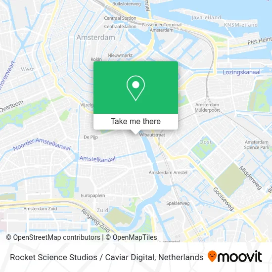 Rocket Science Studios / Caviar Digital map