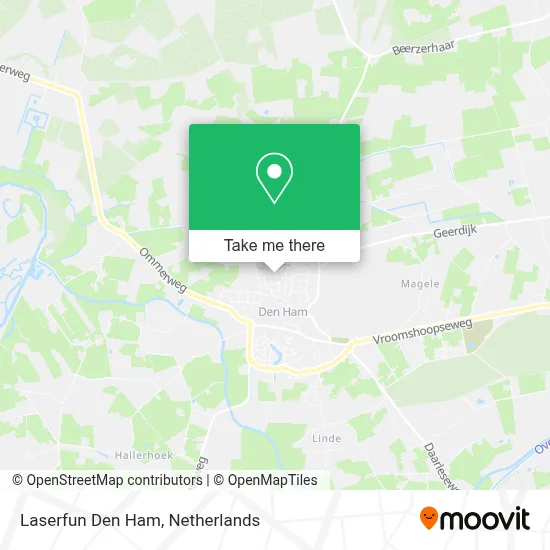 Laserfun Den Ham map