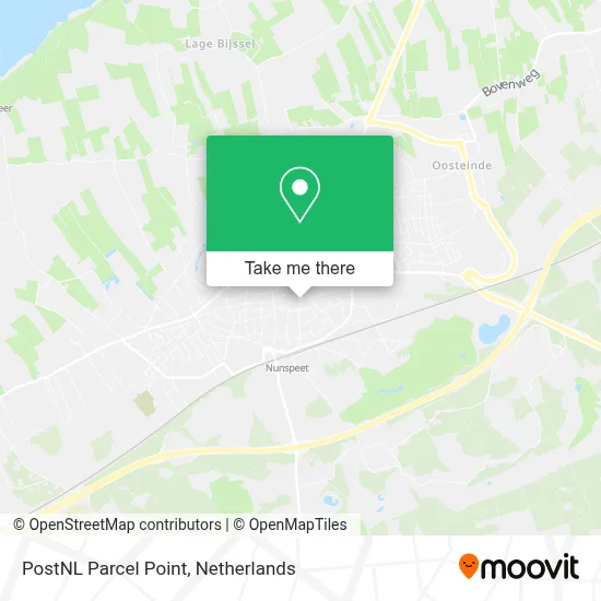 Postnl Pakketpunt map
