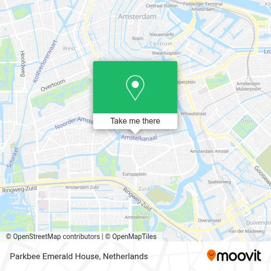 Parkbee Emerald House map