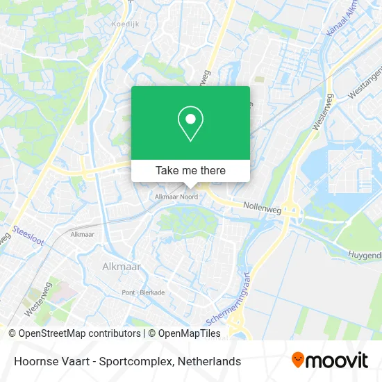 Hoornse Vaart - Sportcomplex map