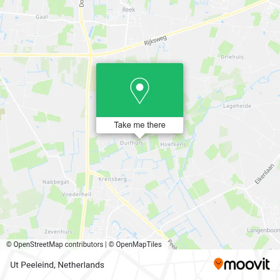 Ut Peeleind map