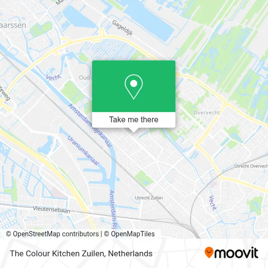 The Colour Kitchen Zuilen map