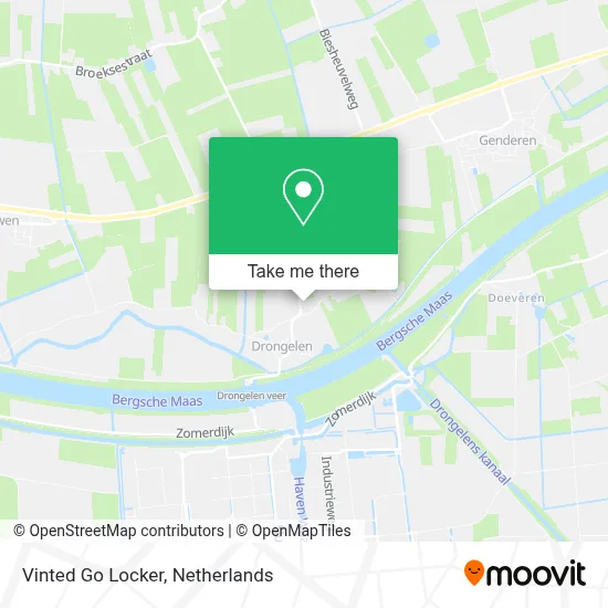 Vinted Go Locker map