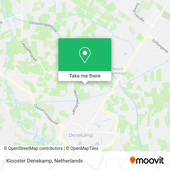 Klooster Denekamp map