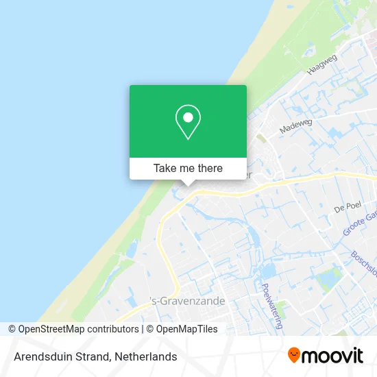 Arendsduin Strand map