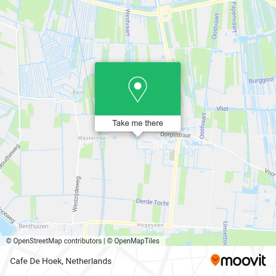 Cafe De Hoek map