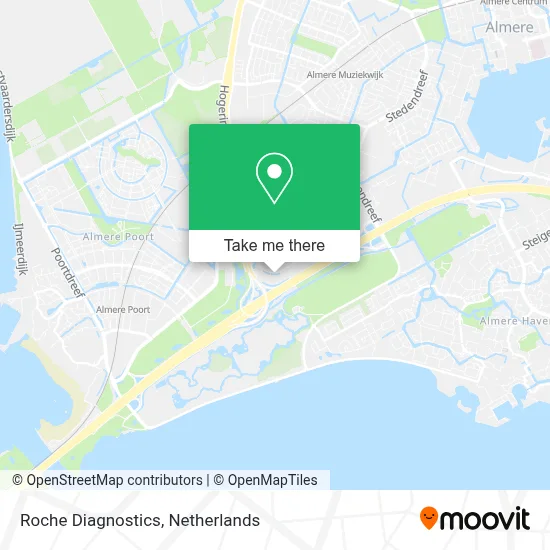 Roche Diagnostics map