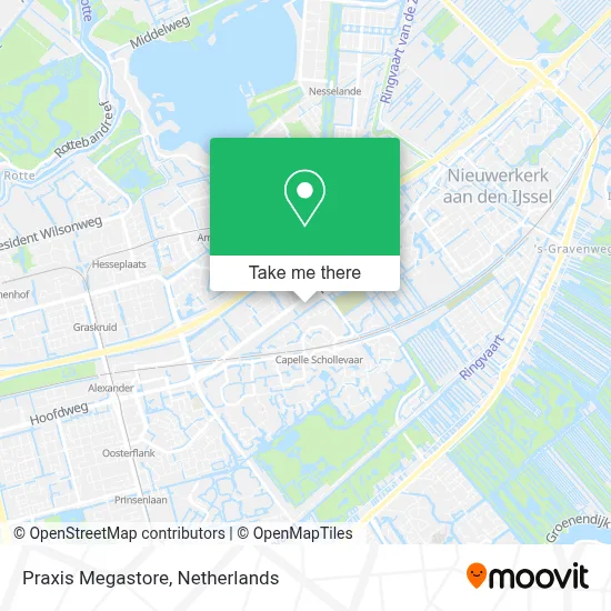 Praxis Megastore map