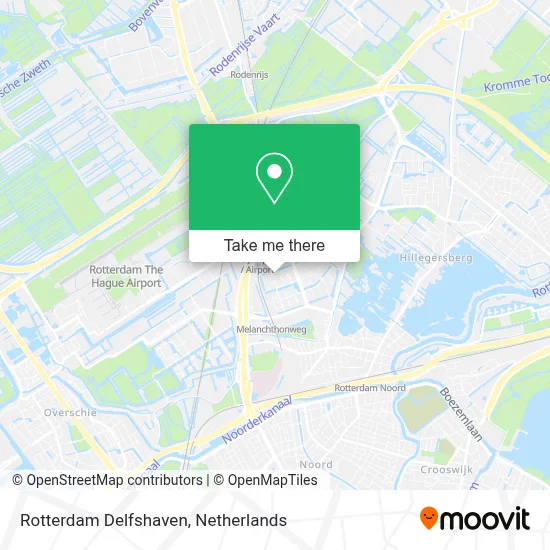 Rotterdam Delfshaven map